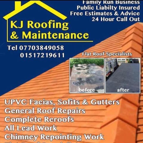 KJ ROOFING INC. logo